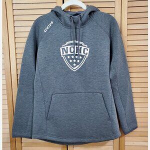 CCM Women's Dark Gray Heathered Pullover Hoodie M